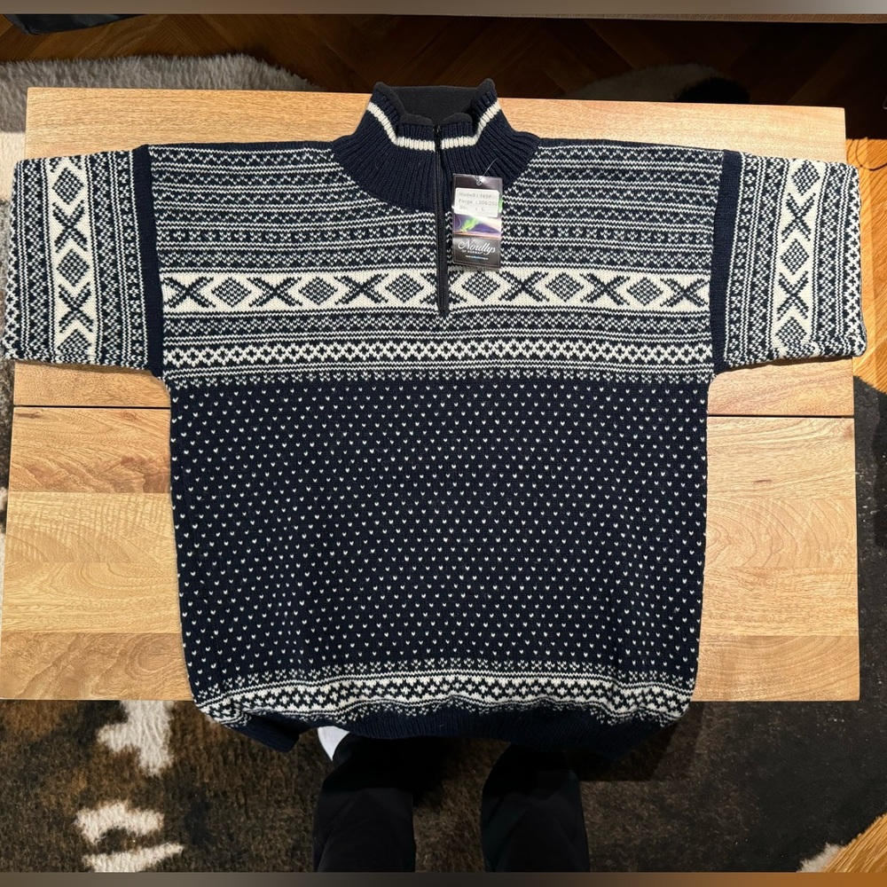 Nordly’s of Norway Sweater - Wool Quarter Zip